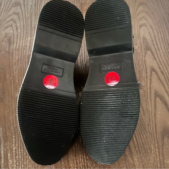 London Fog Blackburn Chukka Boot Black Vegan Faux Leather - Picture 7 of 7